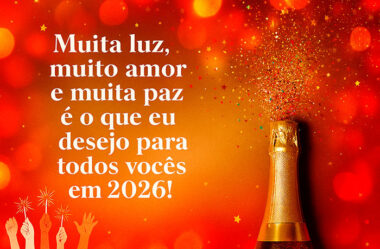 Muita paz em 2026 para todos vocês