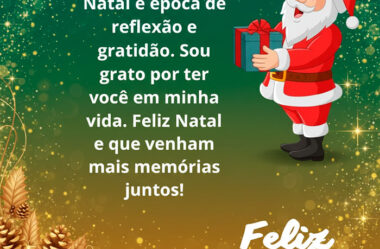 Natal é época de reflexão e gratidão
