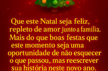 Natal repleto de amor Feliz Natal