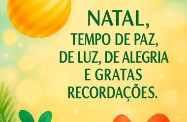 Natal tempo de paz de luz