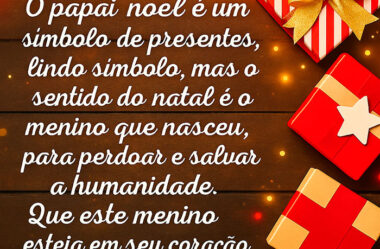 O Papai Noel é um símbolo de presente