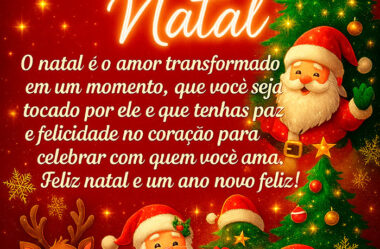 O natal é o amor transformado em um momento