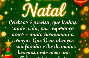 Que Deus abençoe sua família Feliz Natal