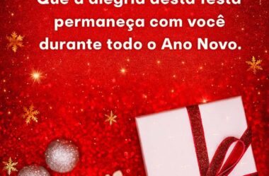 Que a alegria desta festa permaneça