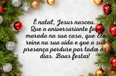 Que o aniversariante faça morada na sua casa