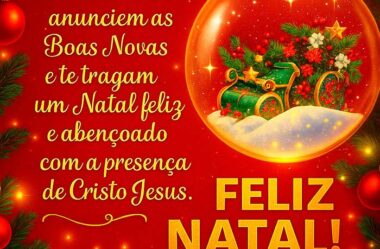 Que os sinos natalinos anunciem as boas novas