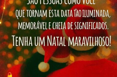 São pessoas como você que tornam esta data tão iluminada