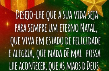 Que sua vida seja sempre um eterno Natal