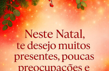 Te desejo muitos presentes Feliz Natal