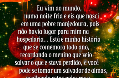 Um salvador de almas Feliz Natal