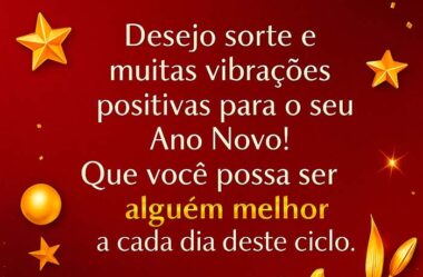 Vibrações positivas para o seus Ano Novo