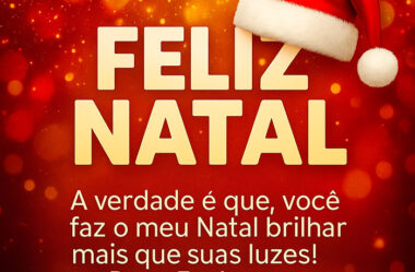Você faz meu Natal brilhar