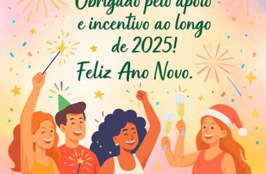 Obrigado pelo apoio e incentivo