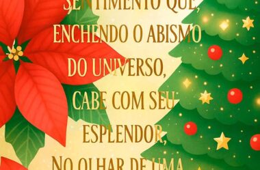 Sentimento que enchendo o abismo do Universo