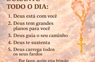 5 Frases para lhe trazer PAZ durante todo o dia