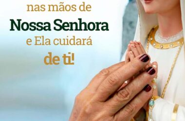 Entrego tudo nas mãos de Nossa Senhora