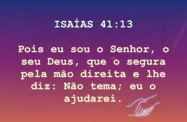 Não tema eu o ajudarei