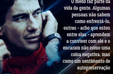 O medo faz parte da vida da gente