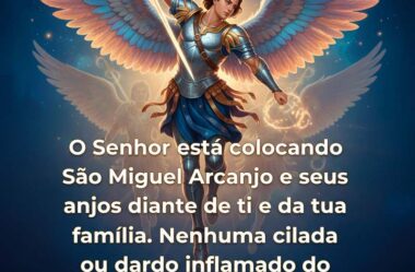 O senhor está colocando São Miguel Arcanjo