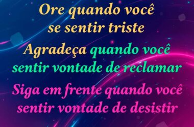 Ore quando você se sentir triste