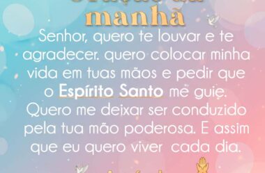 Quero colocar minha vida em tuas mãos