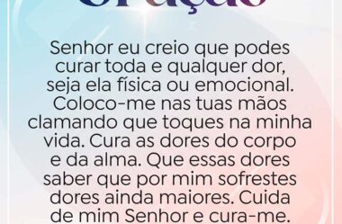 Senhor eu creio que podes curar