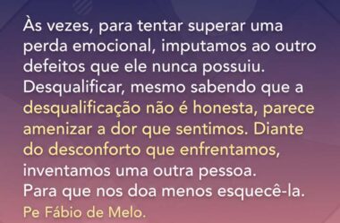 Tentar superar uma perda emocional
