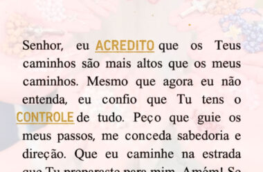 Uma Oração Cheia de Poder