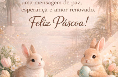 A Páscoa vem trazendo uma mensagem de paz