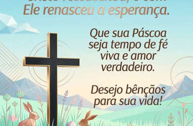 Cristo ressuscitou, e com ele renasceu a esperança