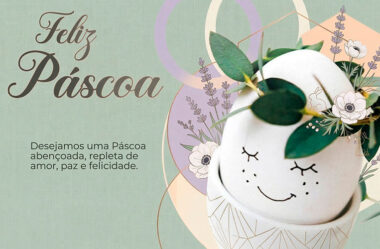 Desejamos uma Páscoa abençoada