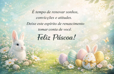 É tempo de renovar sonhos