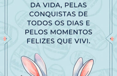 Gratidão pelas pequenas coisas da vida