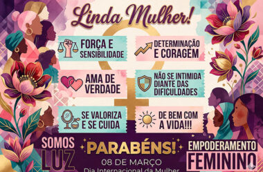 Linda mulher! Força e sensibilidade