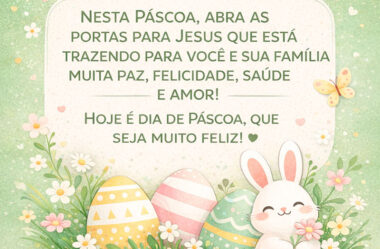 Nesta Páscoa, abra as portas para Jesus