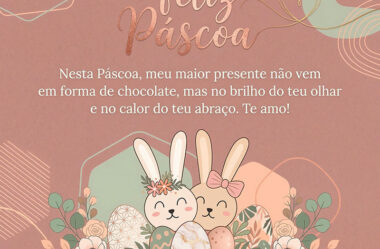 Nesta Páscoa meu maior presente não vem em forma de chocolate