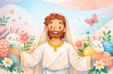 O coelhinho da Páscoa vem nos avisar que Jesus está vivo