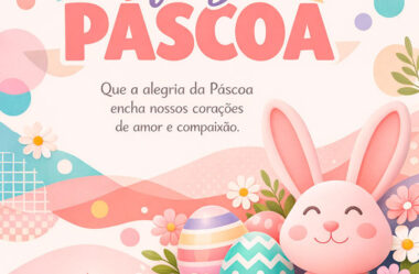 Que a alegria da Páscoa encha nossos corações