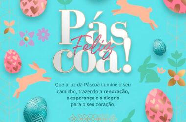 Que a luz da Páscoa ilumine o seu caminho