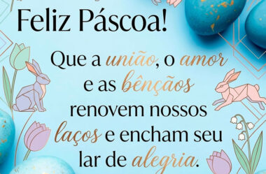Que a união, o amor e as bênçãos renovem nossos laços e encham seu lar