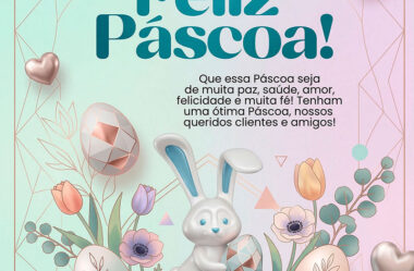 Que essa Páscoa seja de muita paz, saúde, amor e felicidade