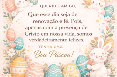 Que esse dia seja de renovação e fé