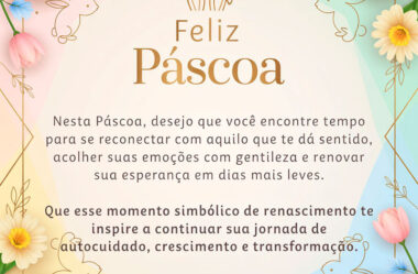 Que esse momento simbólico de renascimento te inspire