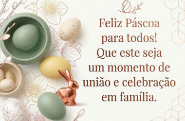 Que este seja um momento de celebração em família