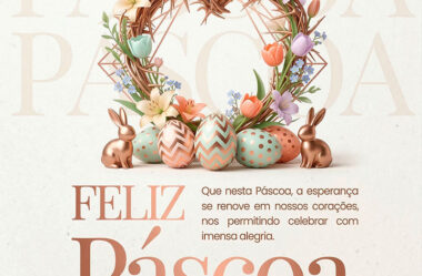 Que nesta Páscoa a esperança se renove