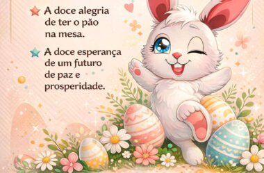 Que nesta Páscoa haja muito doce em sua vida…