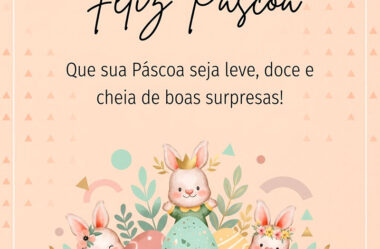 Que sua Páscoa seja leve