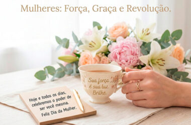 Sua força é luz, Brilhe Feliz Dia da Mulher