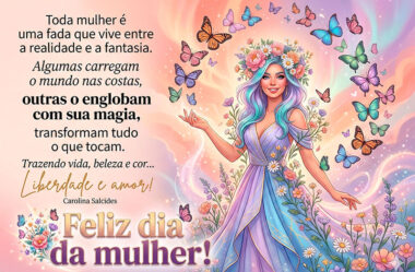 Toda mulher é uma fada que vive entre a realidade e a fantasia