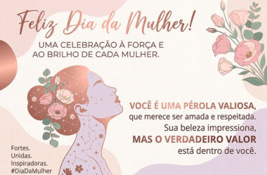 Você é uma pérola valiosa Homenagem Dia da Mulher